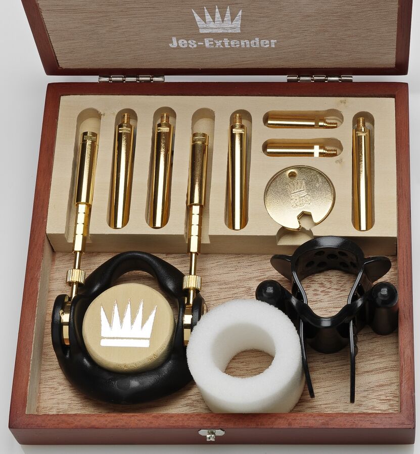 JES-EXTENDER - AGRANDISSEUR DE PÉNIS PLAQUÉ OR