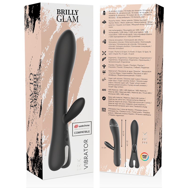 BRILLY GLAM - VIBREUR ERIK + TÉLÉCOMMANDE WATCHME