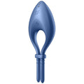 SATISFYER - BULLSEYE RING VIBRATOR APP BLAU