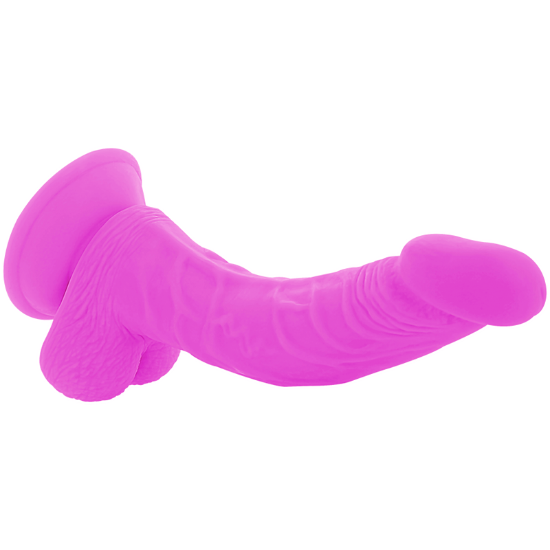 DIVERSIA - DILDO VIBRANT FLEXIBLE VIOLET 21.5 CM -Ø- 4.5 CM