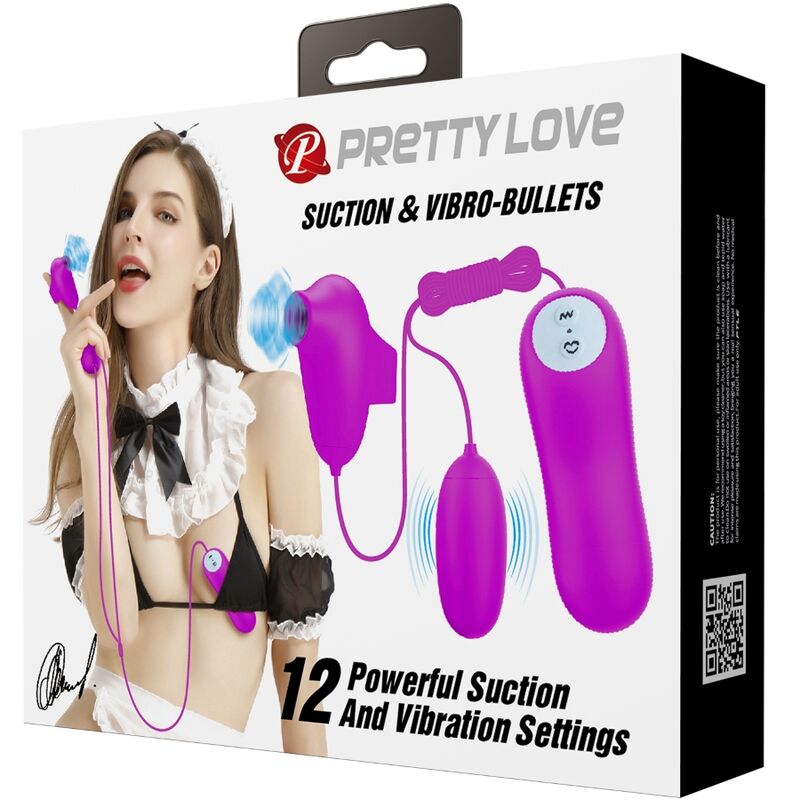 PRETTY LOVE - BALLE VIBRANTE ET VENTOUSE