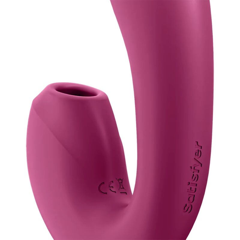 SATISFYER - STIMULATEUR ET VIBRATEUR APP SUNRAY ROUGE