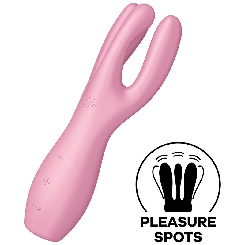 SATISFYER - THREESOME 3 VIBRATEUR VERT