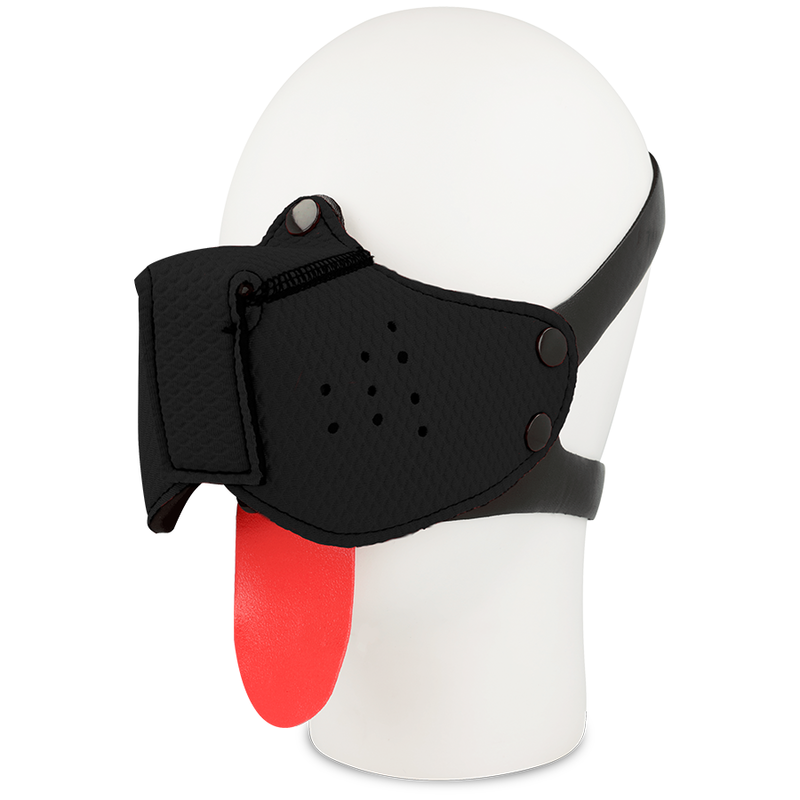 MUSOLIÈRE EN CUIR NOIR OHMAMA FETISCH POUR CHIEN