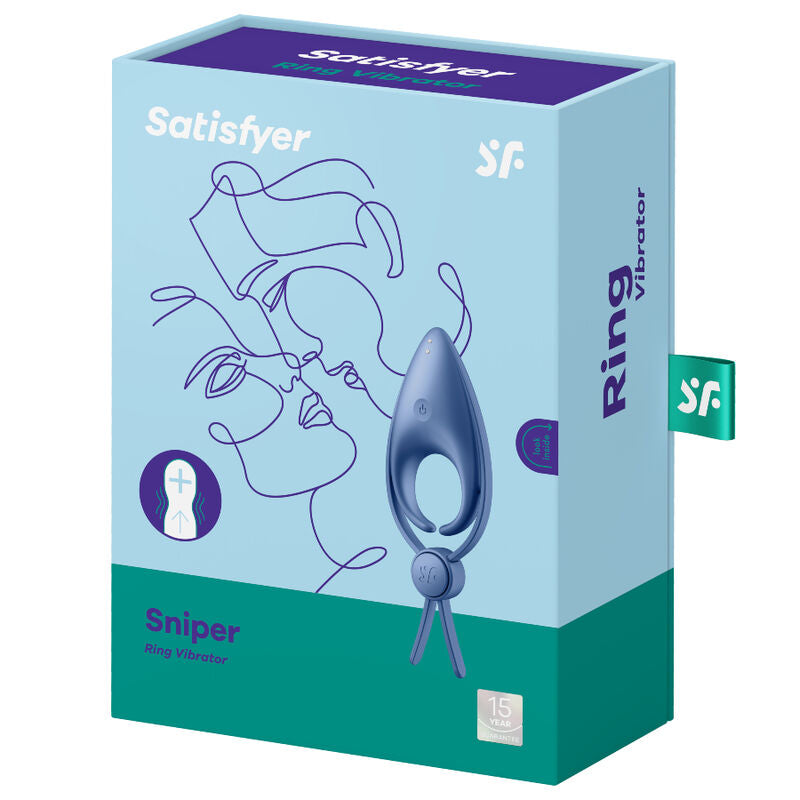 SATISFYER - SNIPER ANNEAU VIBRANT NOIR