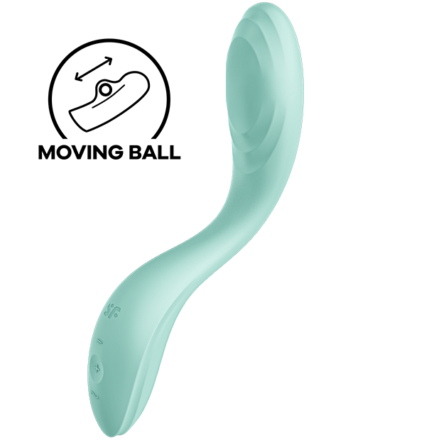 SATISFYER - VIBRATEUR POINT G RRROLLING PLEASURE BLANC