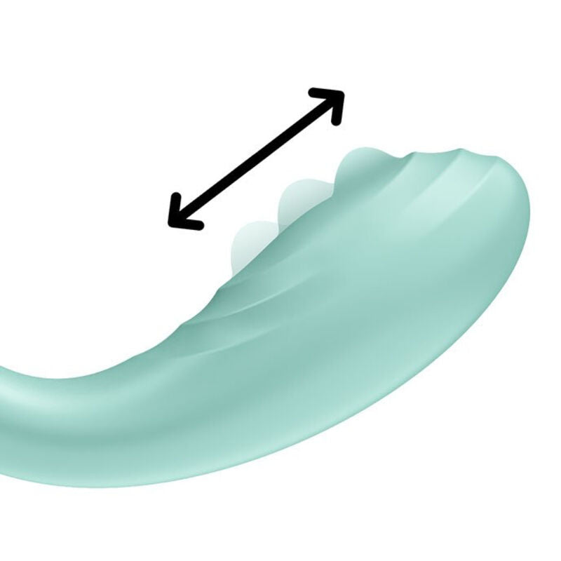 SATISFYER - VIBRATEUR POINT G RRROLLING PLEASURE BLANC