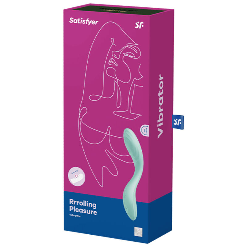 SATISFYER - VIBRATEUR POINT G RRROLLING PLEASURE BLANC