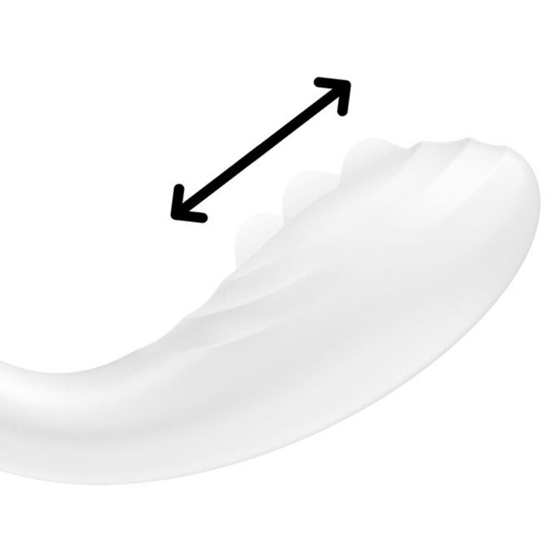 SATISFYER - VIBRATEUR POINT G RRROLLING PLEASURE BLANC