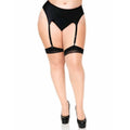 LEG AVENUE - COLLANT LYCRA TRANSPARENT BICOLORE DE GRANDE QUALITÉ AVEC COUTURE ARRIÈRE ET TALON CUBANO