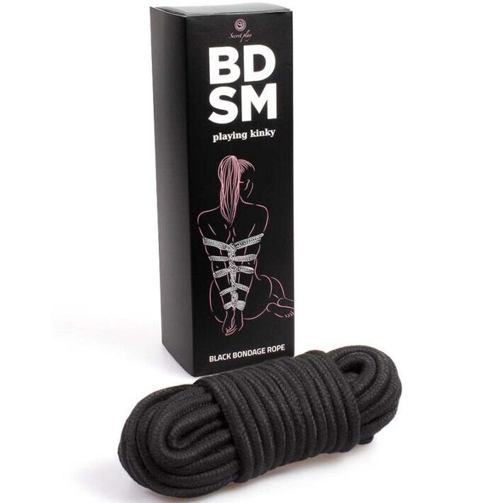 SECRETPLAY - CORDE BONDAGE NOIRE COLLECTION BDSM