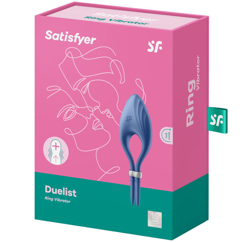ANNEAU VIBRANT SATISFYER DUELIST - GRIS
