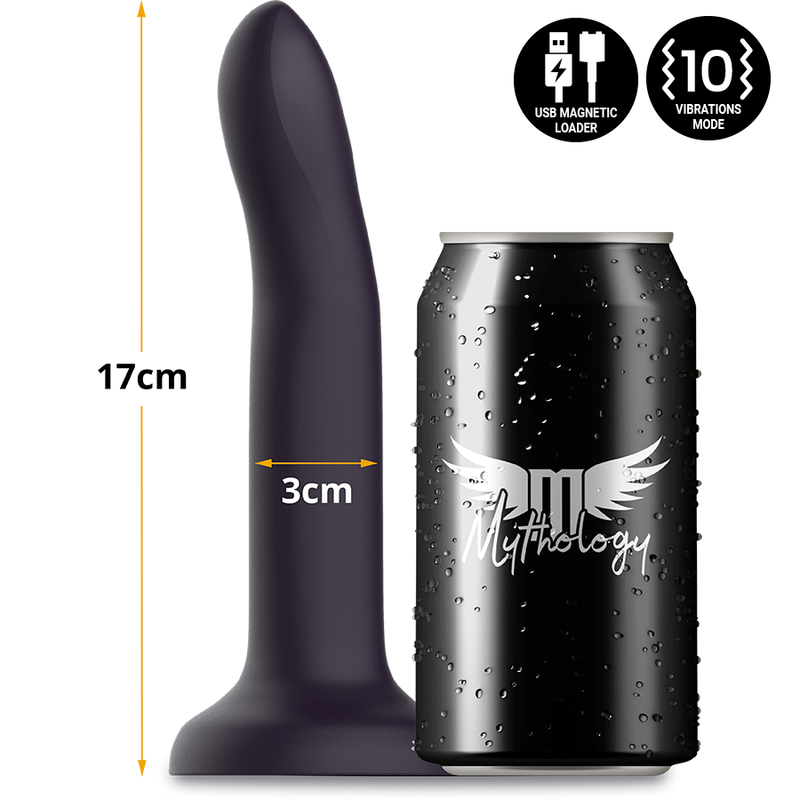 MYTHOLOGIE - DUMAN MYSTIQUE DILDO M - VIBRATEUR COMPATIBLE AVEC LA TECHNOLOGIE SANS FIL WATCHME