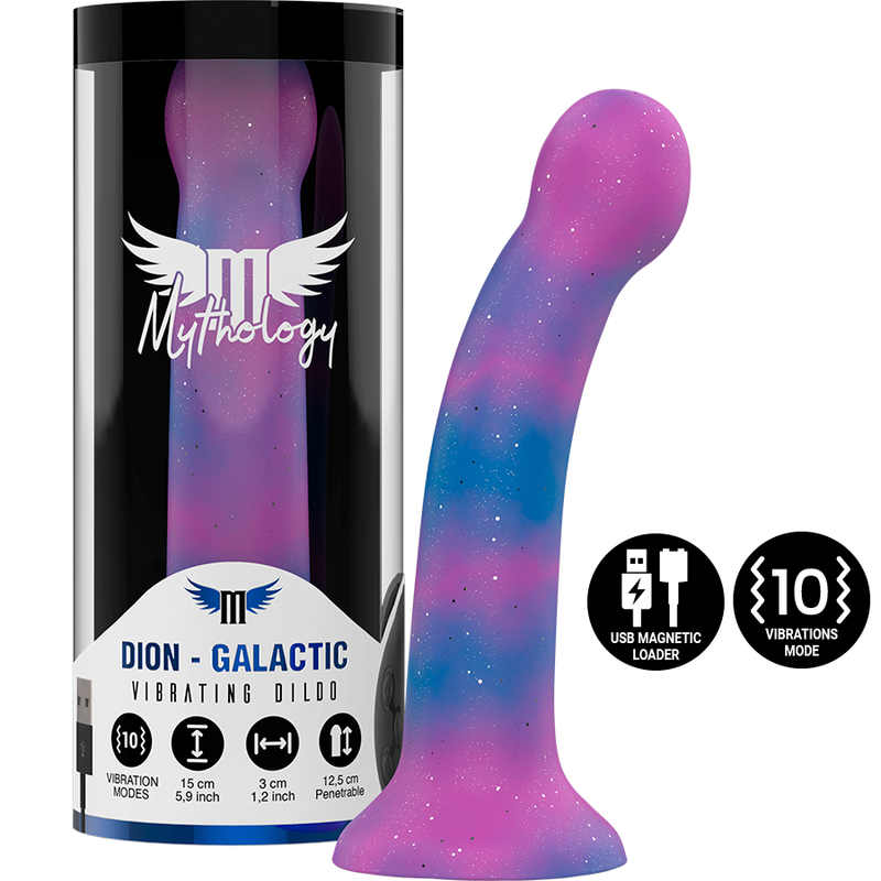 MYTHOLOGIE - DILDO GALACTIQUE DION S ? VIBRATEUR MONTRE-MOI TECHNOLOGIE SANS FIL COMPATIBLE