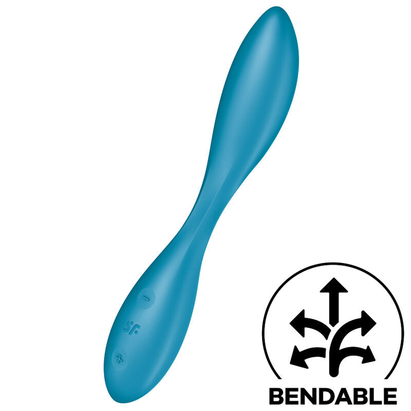 SATISFYER - MULTIVIBRATEUR G-SPOT FLEX 1 BLEU