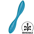 SATISFYER - MULTIVIBRATEUR G-SPOT FLEX 1 BLEU