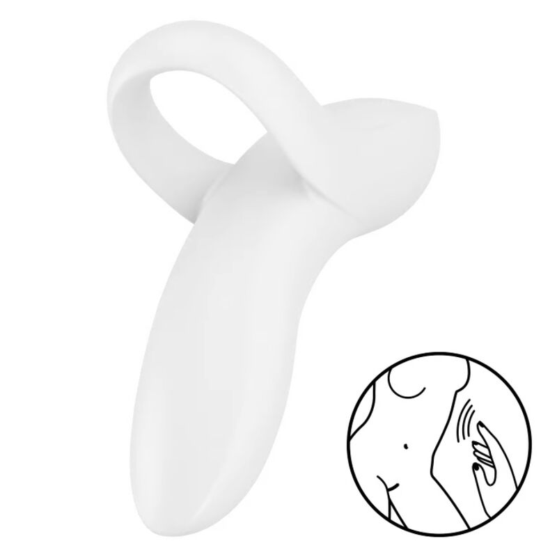 SATISFYER - BOLD LOVER DEDAL VIBRANT BLANC