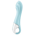 SATISFYER - VIBRATEUR À POMPE À AIR 5+ VIBRATEUR POINT G GONFLABLE APP BLEU