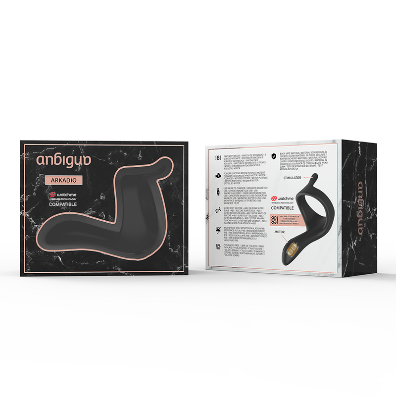 ANBIGUO - STIMULATEUR GALAXY CLITORIDIEN ET DU PÉRINÉE COMPATIBLE AVEC LA TECHNOLOGIE SANS FIL WATCHME