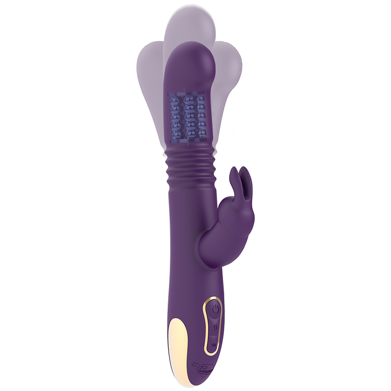 TREASURE - BASTIAN RABBIT UP & DOWN ROTATOR & VIBRATOR + WATCHME-FERNBEDIENUNG