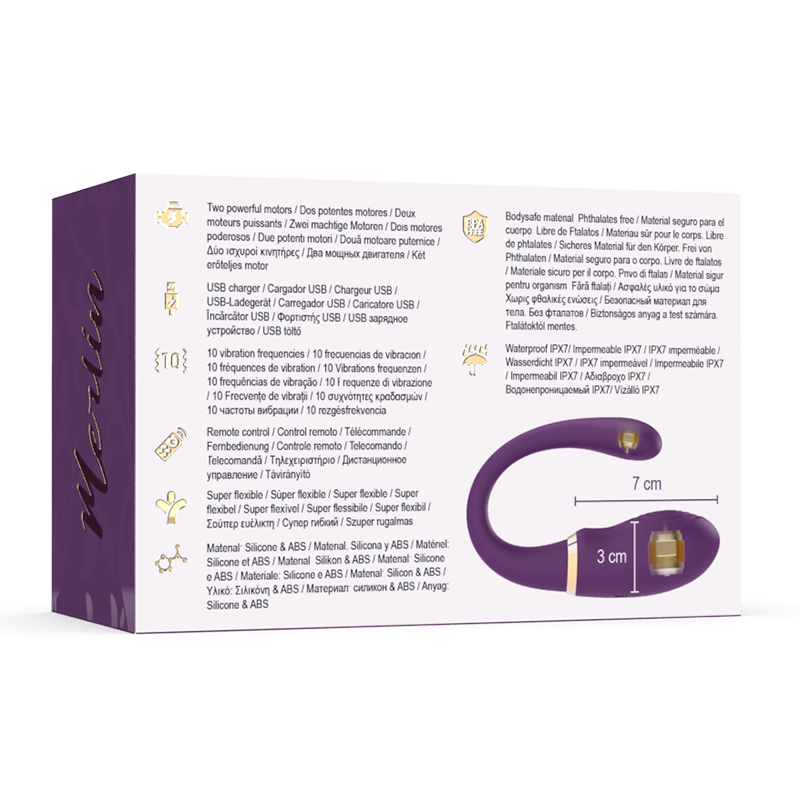 TREASURE - MERLIN DOUBLE COUPLE VIBRATOR TÉLÉCOMMANDE