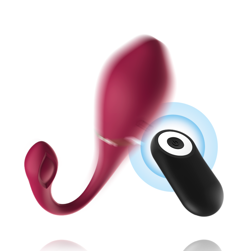 CICI BEAUTY - VIBRATEUR ŒUF EN SILICONE DE QUALITÉ SUPÉRIEURE AVEC TÉLÉCOMMANDE