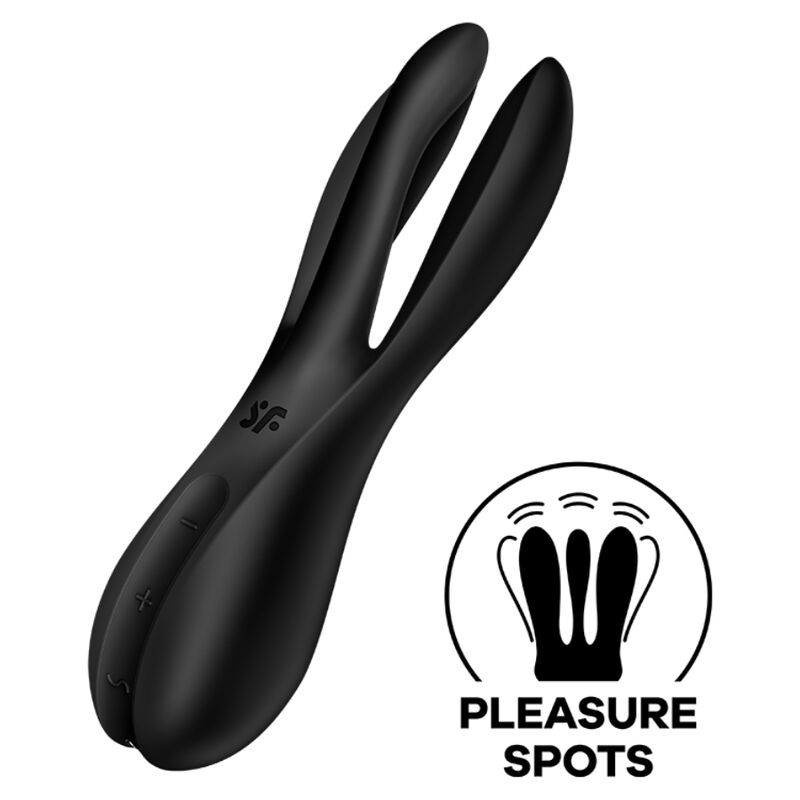 SATISFYER - THREESOME 2 VIBREUR NOIR