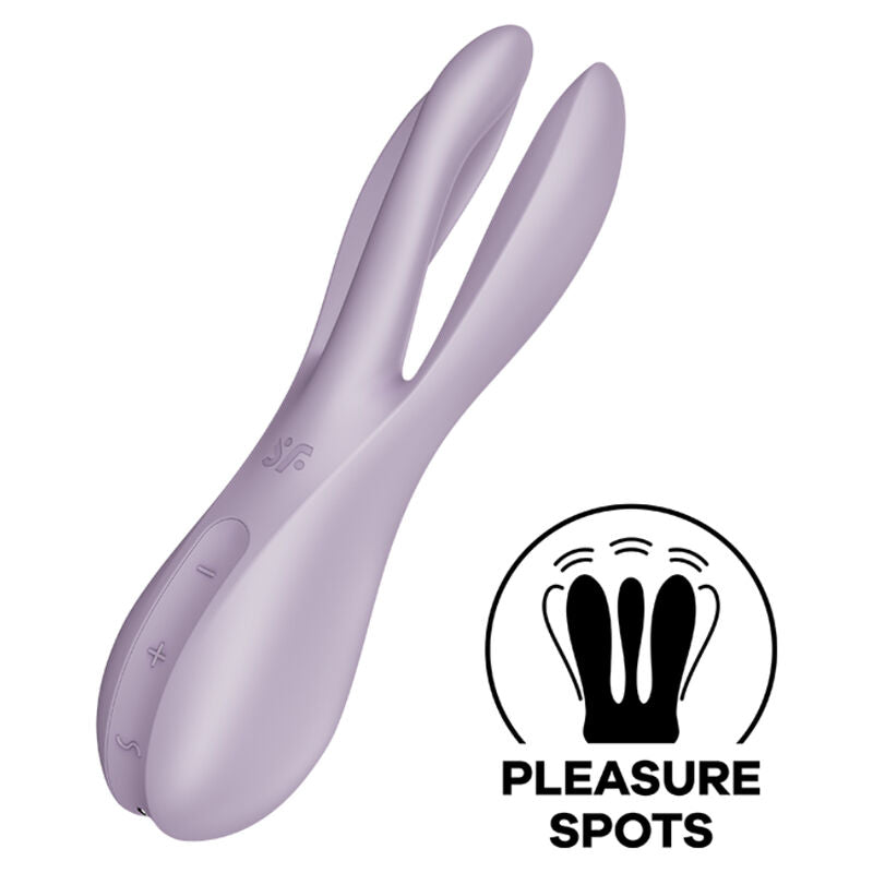SATISFYER - THREESOME 2 VIBREUR NOIR