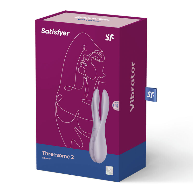 SATISFYER - THREESOME 2 VIBREUR NOIR