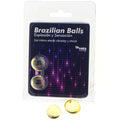 TALOKA - 2 BALLES BRÉSILIENNES AVEC EFFETS DE VIBRATION ET DE CHOC GEL EXCITANT