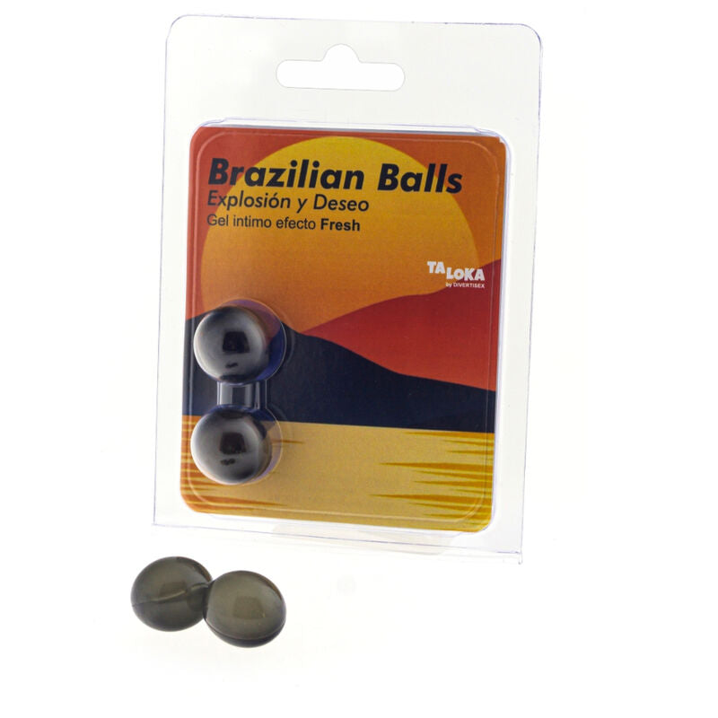 TALOKA - 2 BILLES BRÉSILIENNES, EFFET FRAIS, GEL EXCITANT