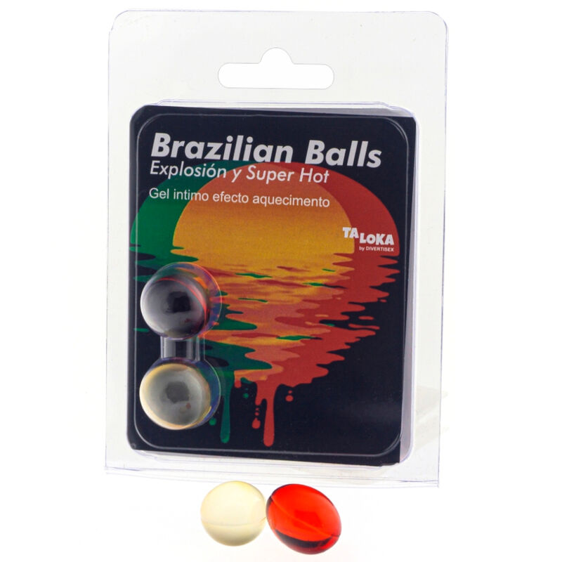 TALOKA - 2 BOULES BRÉSILIENNES, GEL EFFET CHAUD EXCITANT