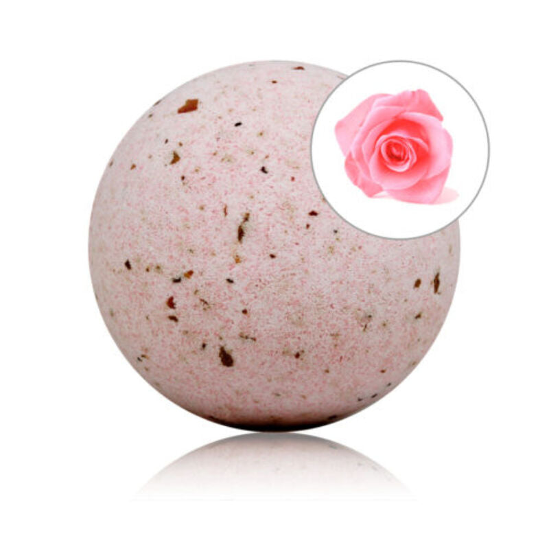 TALOKA - BOMBE DE BAIN AU PARFUM DE ROSE ET PÉTALES DE ROSE