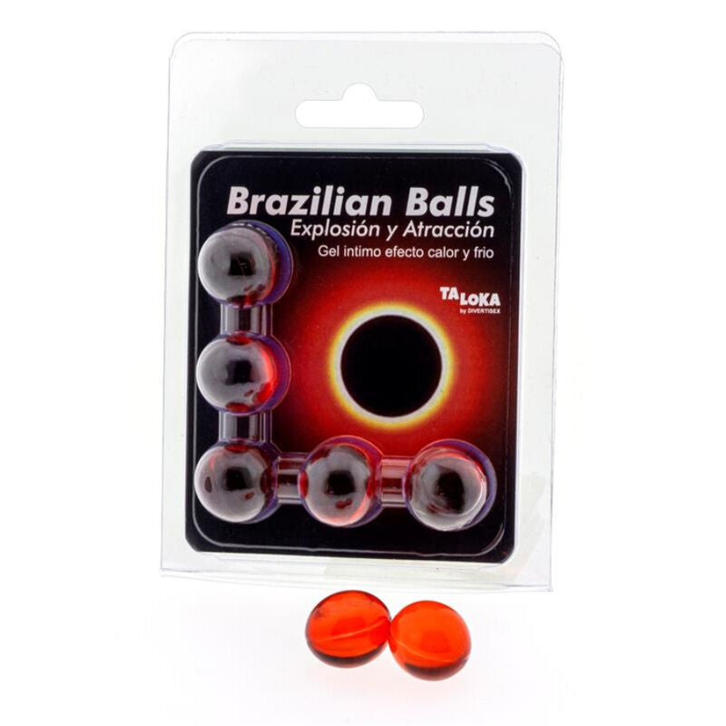 TALOKA - 5 BILLES BRÉSILIENNES, EFFET CHAUD ET FROID, GEL EXCITANT