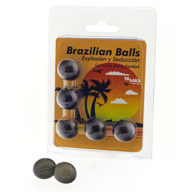 TALOKA - 5 BILLES BRÉSILIENNES, EFFET CONFORT, GEL EXCITANT