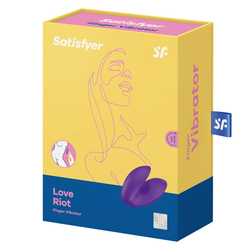 SATISFYER - LOVE RIOT VIBRATEUR-DOIGTIER VIOLET