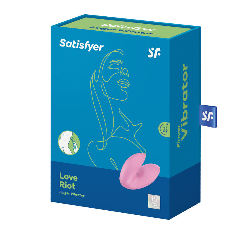 SATISFYER - LOVE RIOT VIBRATEUR-DOIGTIER VIOLET