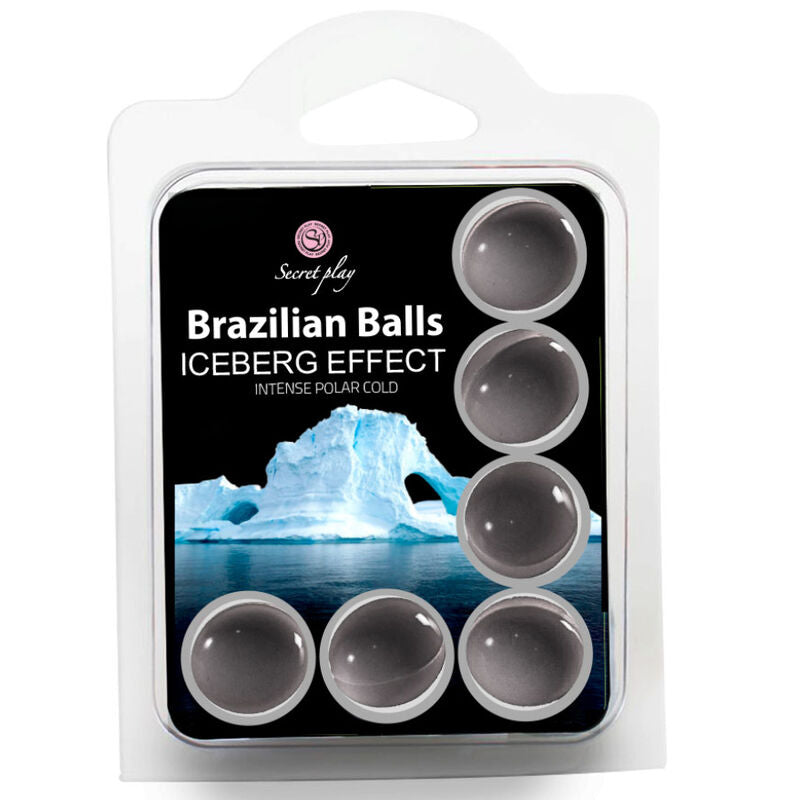 SECRET PLAY SET 6 BOULES BRÉSILIENNES EFFET ICEBERG