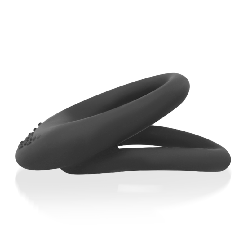 OHMAMA ANNEAU DOUBLE EN SILICONE 3,5 CM - 4,5 CM