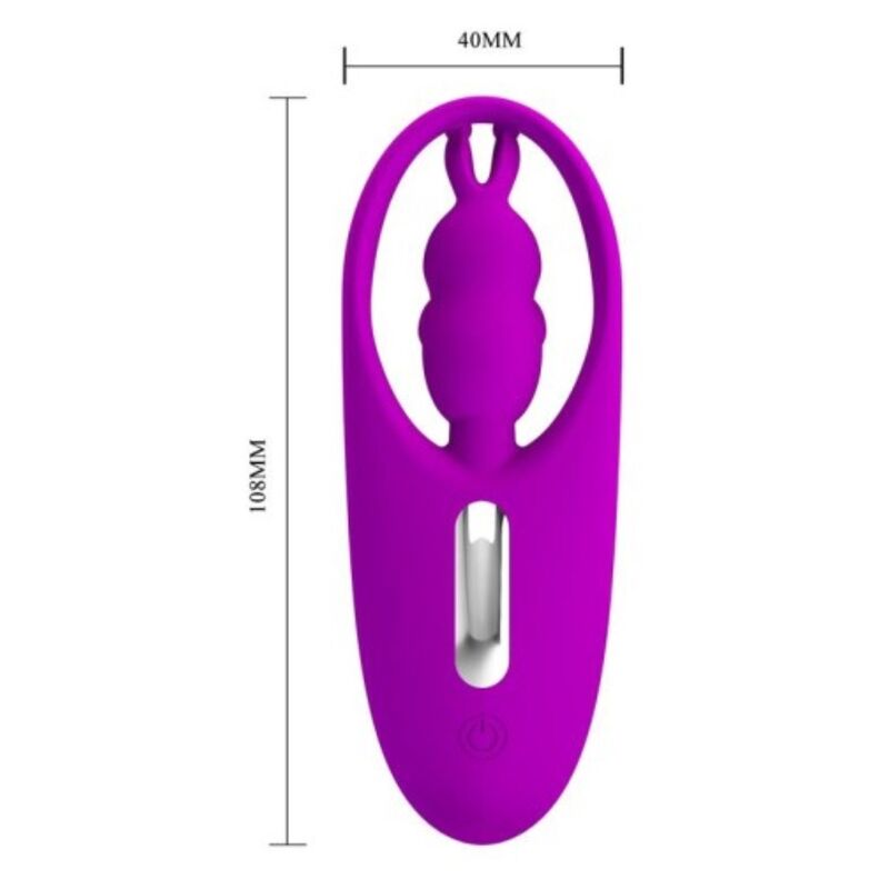PRETTY LOVE - STIMULATEUR LAPIN SAUVAGE POUR CULOTTE AVEC TÉLÉCOMMANDE LILAS