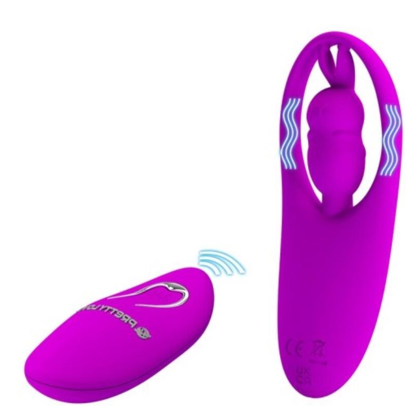 PRETTY LOVE - STIMULATEUR LAPIN SAUVAGE POUR CULOTTE AVEC TÉLÉCOMMANDE LILAS