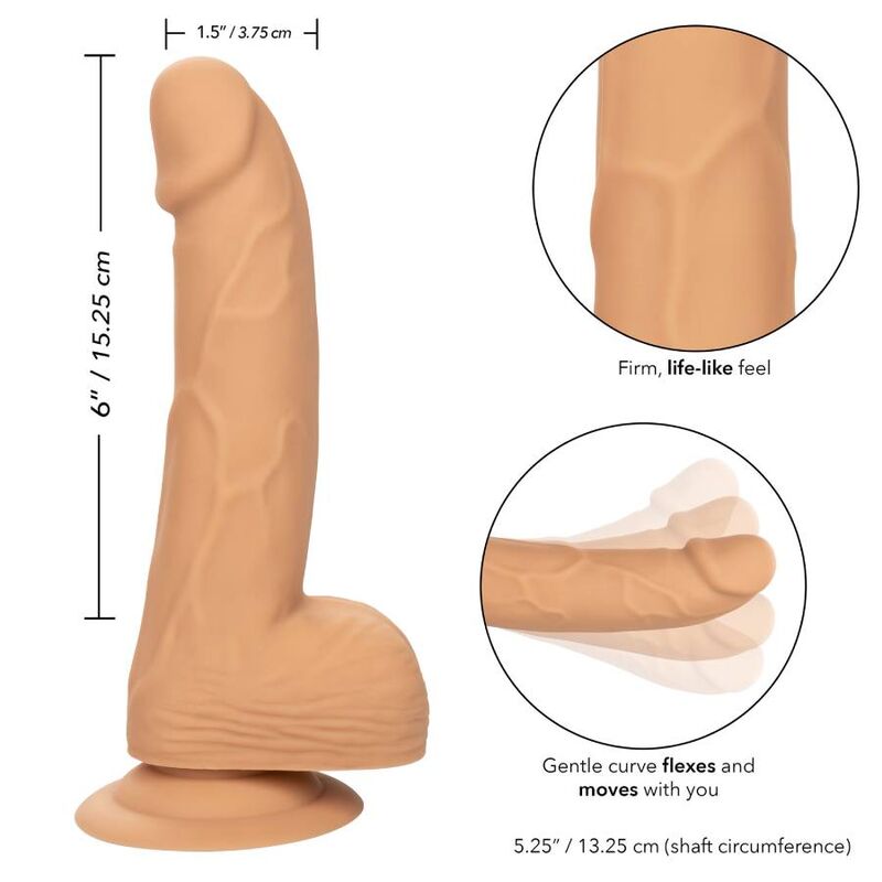 CALEXOTICS - RIVETS EN SILICONE 15.24 CM HAUTEUR