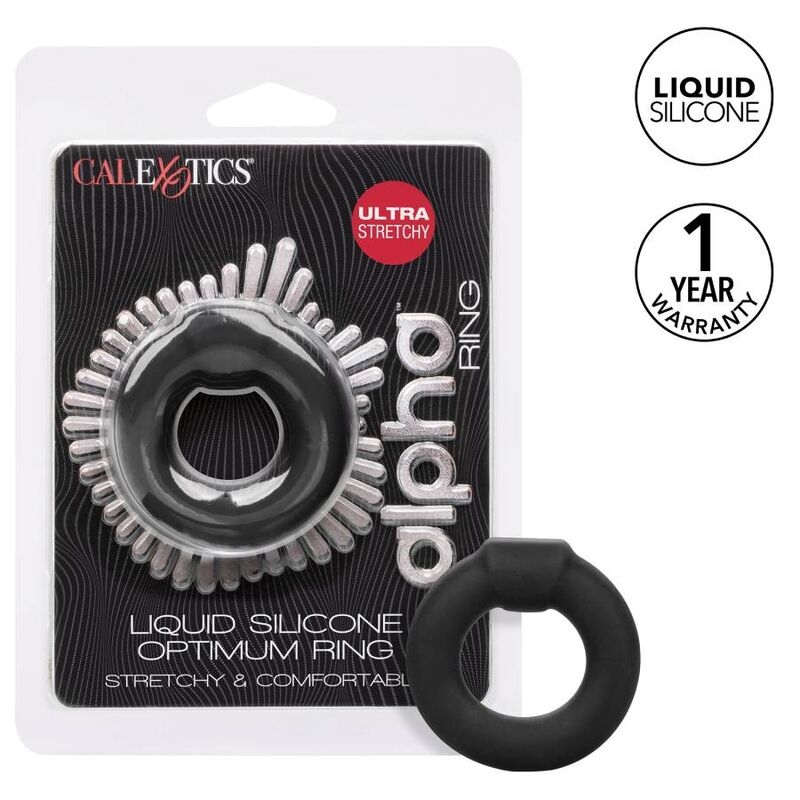 CALEXOTICS - ALPHA OPTIMUM RING NOIR
