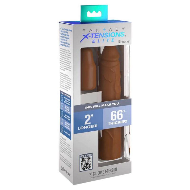 FANTASY X-TENSIONS - PIPEDREAMS MANCHON 20,32 CM + PLUG ANAL 5,00 CM CARAMEL
