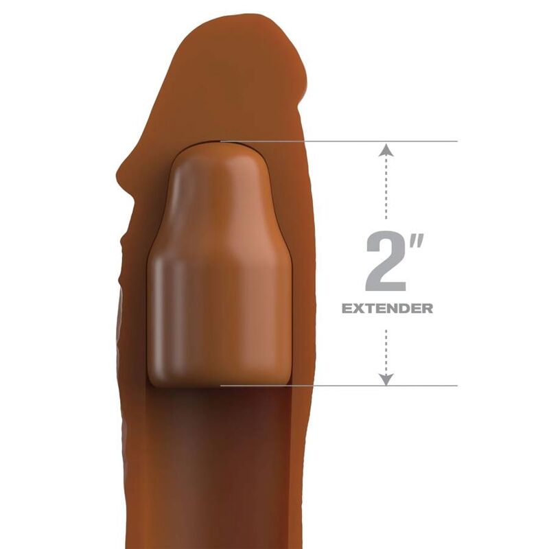 FANTASY X-TENSIONS - PIPEDREAMS MANCHON 20,32 CM + PLUG ANAL 5,00 CM CARAMEL