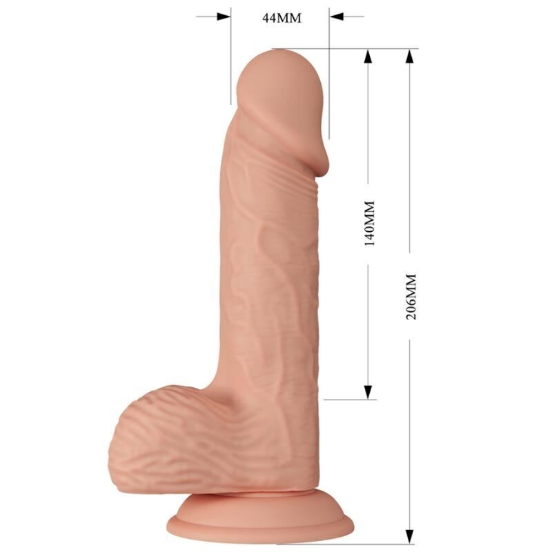 BAILE - BELLE RENCONTRE CATOBLEPAS GODEMICHET RÉALISTE FLEXIBLE 20.6 CM NATUREL