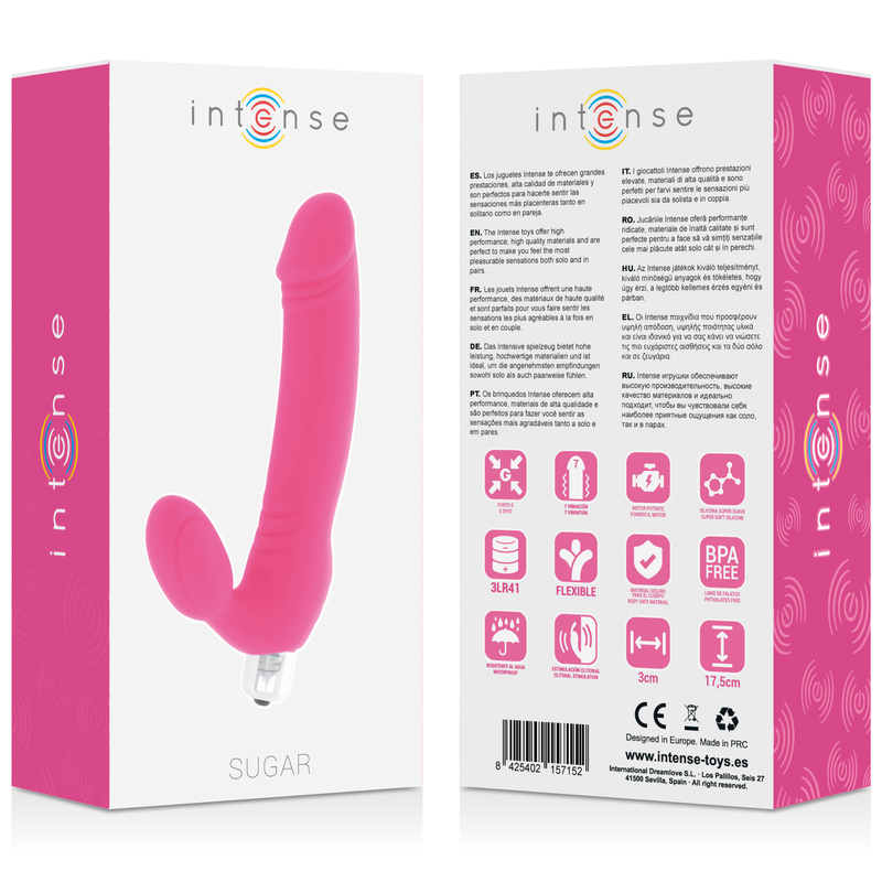INTENSE - SUCRE, SEPT VITESSES, SILICONE FUCHSIA