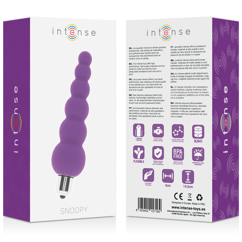 INTENSE - SNOOPY 7 VITESSES SILICONE VIOLET