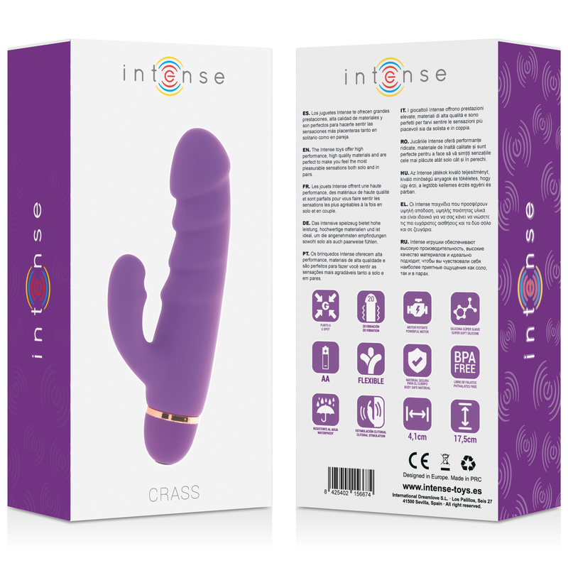INTENSE - KRAS 20 VITESSES PAPILLONS EN SILICONE