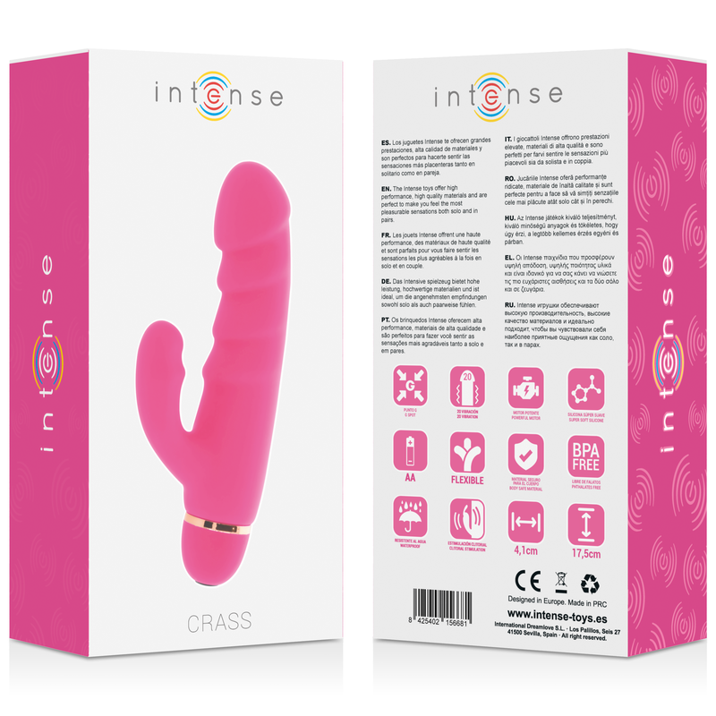 INTENSE - KRASES 20 VITESSES SILICONE ROSE
